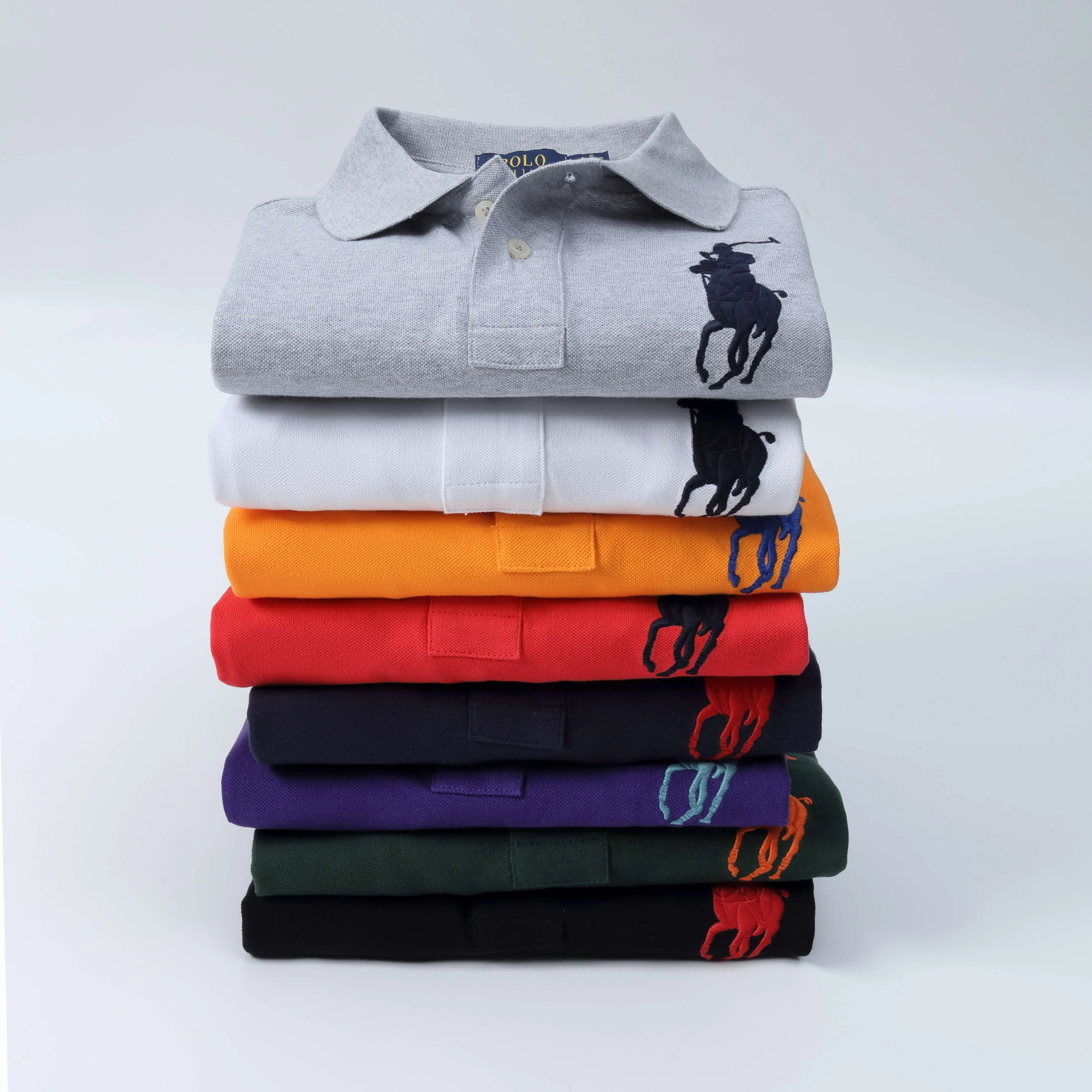 P190 Ralph Lauren polo pony logo long-sleeved polo shirt Item number: 9920 Color chart